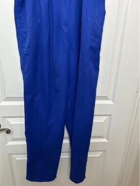 Alia Women's Royal Blue Elastic Waist Pants Size 12